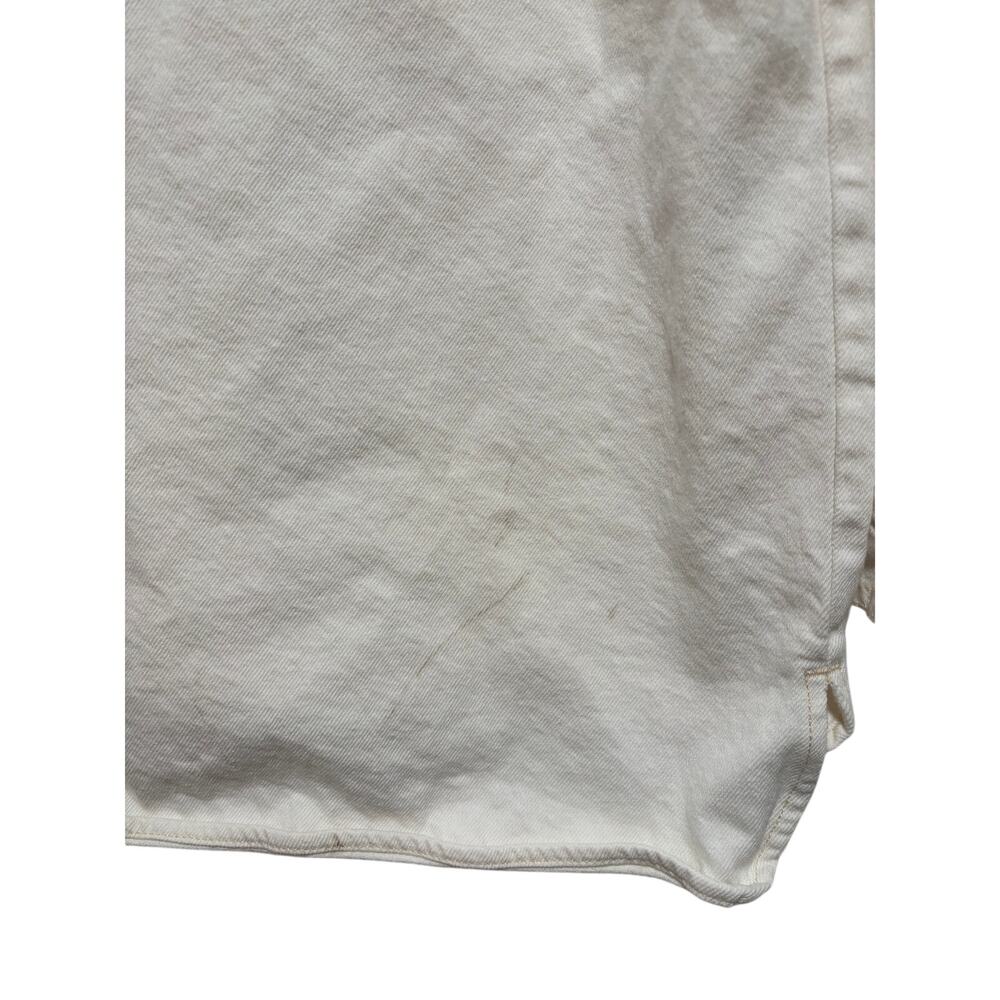Old Navy Cream Button Down Shirt Jacket M - Picture 11 of 11